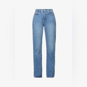 Good American Good Boy Tapered High-rise Jean